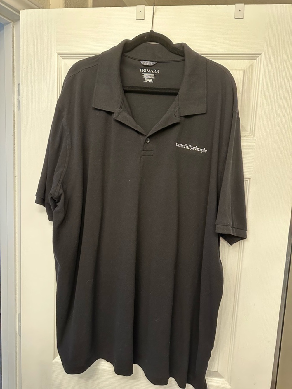 Men’s Black Polo Shirt - Tastefully Simple Logo
